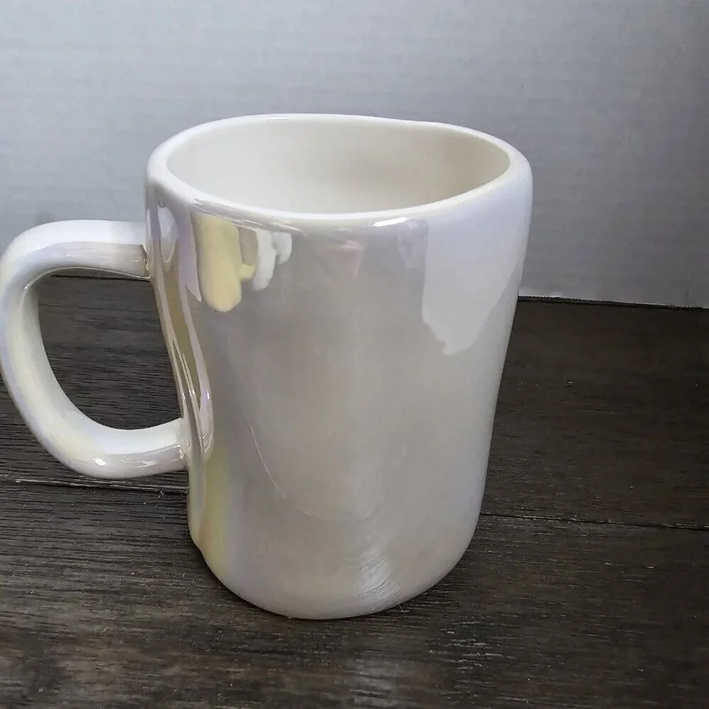 NWT Rae Dunn Artisan Goal Digger Iridescent Mug Farmhouse Magenta